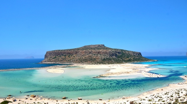 Η παραλία του Μπάλου στη δυτική πλευρά του Νομού Χανίων