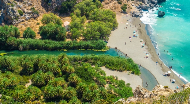  Η εντυπωσιακή παραλία της Πρέβελης 