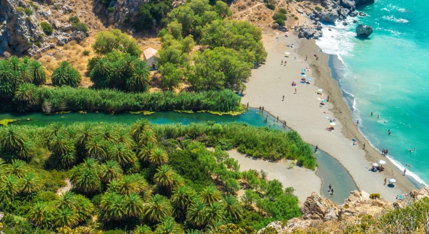  Η εντυπωσιακή παραλία της Πρέβελης 