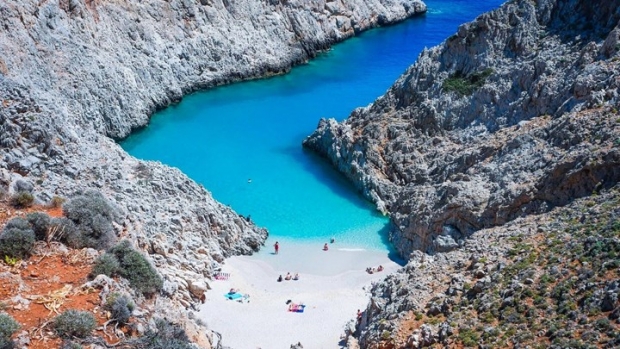 Η εντυπωσιακή παραλία Σεϊτάν λιμένες από ψηλά