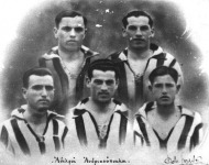 Οι αδελφοί Ανδριανόπουλοι παίκτες της Εθνικής το 1920