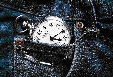 Ρολόι τσέπης σε τζιν
