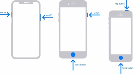 screenshot σε iphone