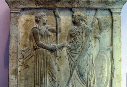 χειραψίες γινόταν και στην αρχαία Ελλάδα