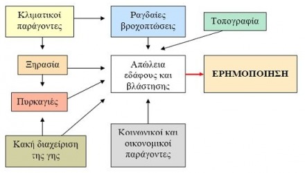 αίτια ερημοποίησης